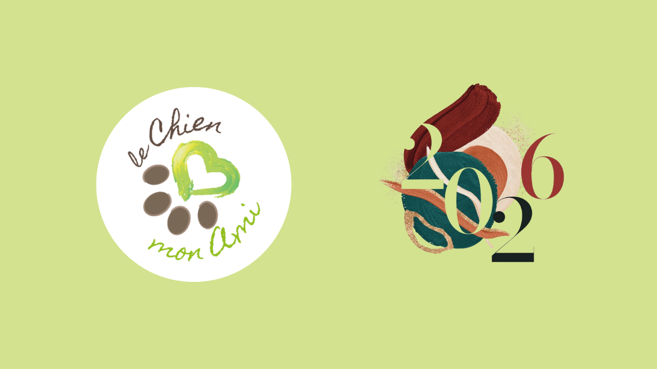 Logo LCMA et logo 2026 sur fond vert